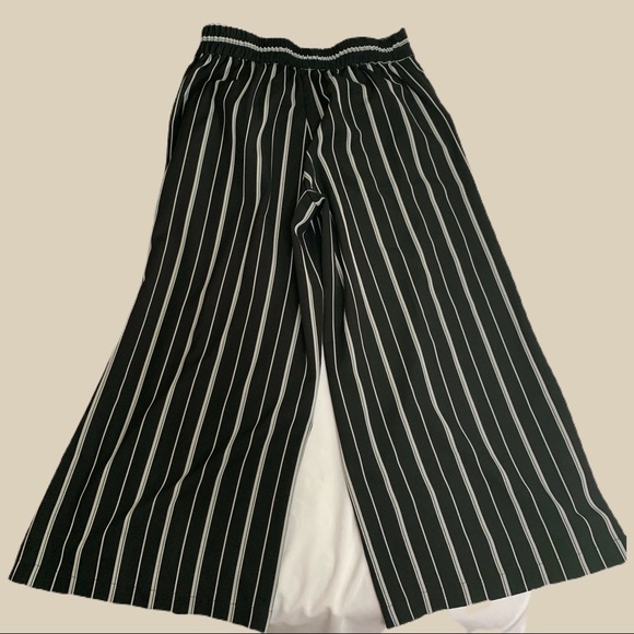 max studio wide leg cropped pants